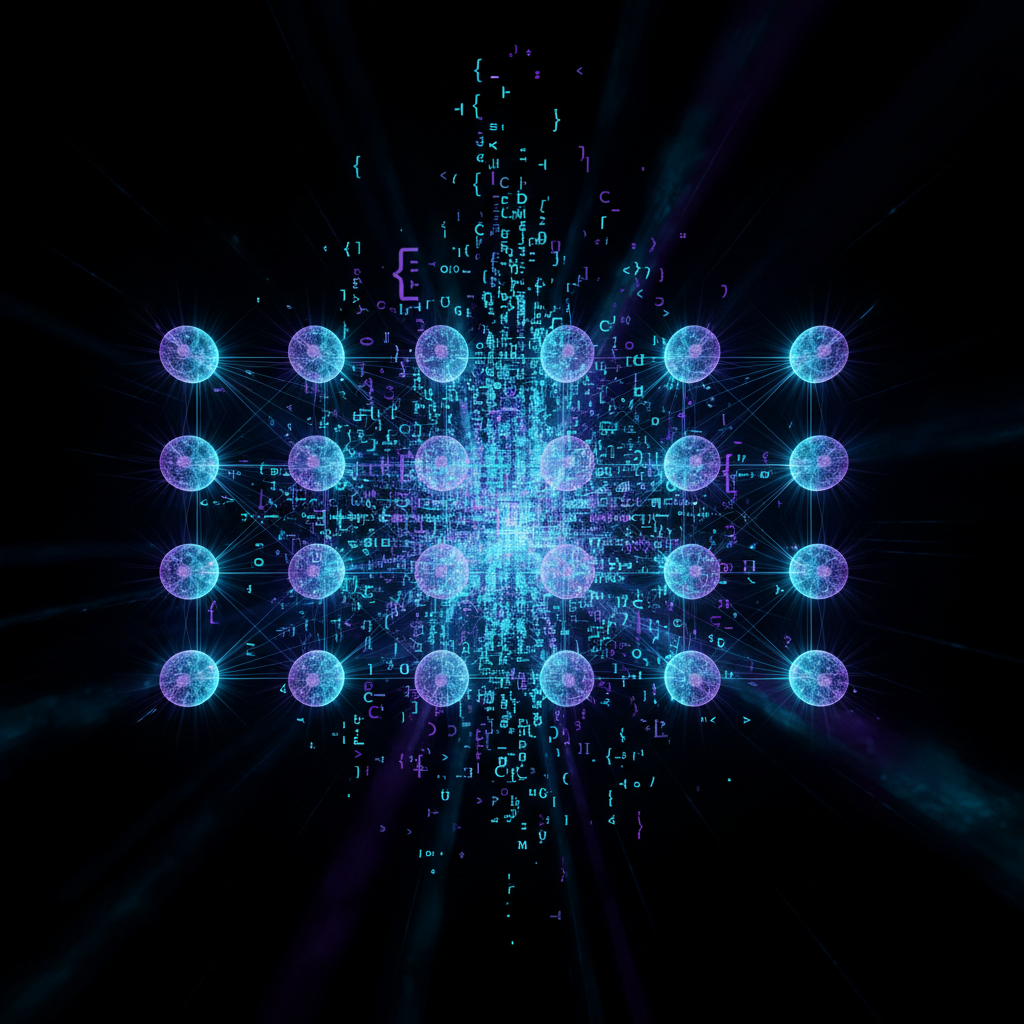 16 AI nodes collaborating to build something complex